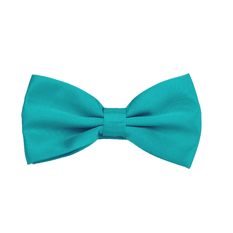 Men Bowties Classic Satin Bowtie Hot Sale Gentleman Necktie For Wedding Party Adjustable Solid Colorful Men Bow Ties Neck Cravat