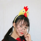 Cartoon Animal Headband Halloween Festival Performance Props Headband Little Penguin Lion Monkey Fish Headbands Hair Accessories