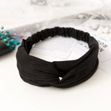 2024 New Design Fashion Women Summer Style Headbands Bohemian Girl Cross Turban Bandage Bandanas Hairbands Hair Accessories