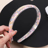 Transparent Quicksand Headbands For Children Kids Girls Fashion Glitter Sequin Teeth Hairbands Bezel Hair Hoops Hair Accessories
