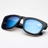 Men Women Students Myopia Sunglasses Metal Half Frame Nearsighted Gray Lens Glasses -0.5 -1 -1.5 -2 -2.5 -3 -3.5 -4 -4.5 -5 -6