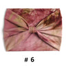Tie Dye Headbands for Women Wide Turban Headwrap Knotted Vintage Hairbands Cotton Bandanas Bandage Headscarf Hair Accessories