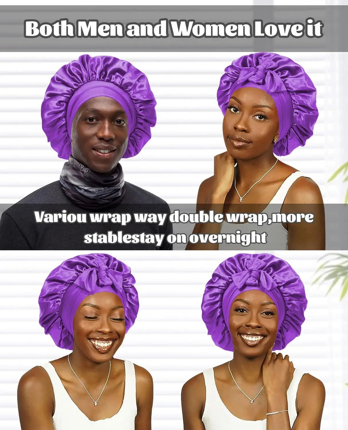 Europe and the United States selling style color cloth streamer round hat bow imitation silk women's nightcap beauty hair care h