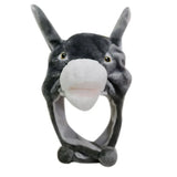 Winter Warmer Plush Soft Moving Ears Hat Animal Hat Headgear Ears Airbag Cap Ear Protection Earmuff Funny Toys Neck Warmer