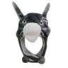 Winter Warmer Plush Soft Moving Ears Hat Animal Hat Headgear Ears Airbag Cap Ear Protection Earmuff Funny Toys Neck Warmer