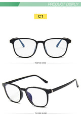Transparent square Computer Glasses Frame Women Men Anti Blue Light round Eyewear Blocking Glasses Optical Spectacle Eyeglass
