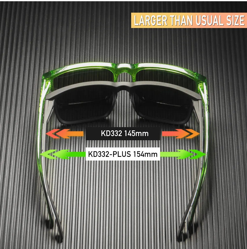KDEAM Oversized Sunglasses Polarized Photochromic Lenses Night Vision Goggles Designed For Both Men And Women Large Glasses