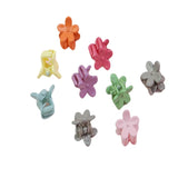 50pcs Minimalist Solid Hair Claw Mini Cute Banana Clip Cartoon Headwear Non Slip Hair Styling Accessories