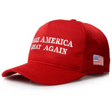 2025 Donald Trump Merchandise American Trucker Hat MAGA Slogan USA Flag KAG President 45-47 Baseball Cap
