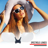 -compatible Radio Glasses Lenses Anti-glare and Ultraviolet Protection Lens for Outdoor Traveling Carry