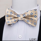 Fashion Brand Brand Silk Bow Tie Dark Blue Man Dot Wedding Accessories lover's day Fit Formal Party