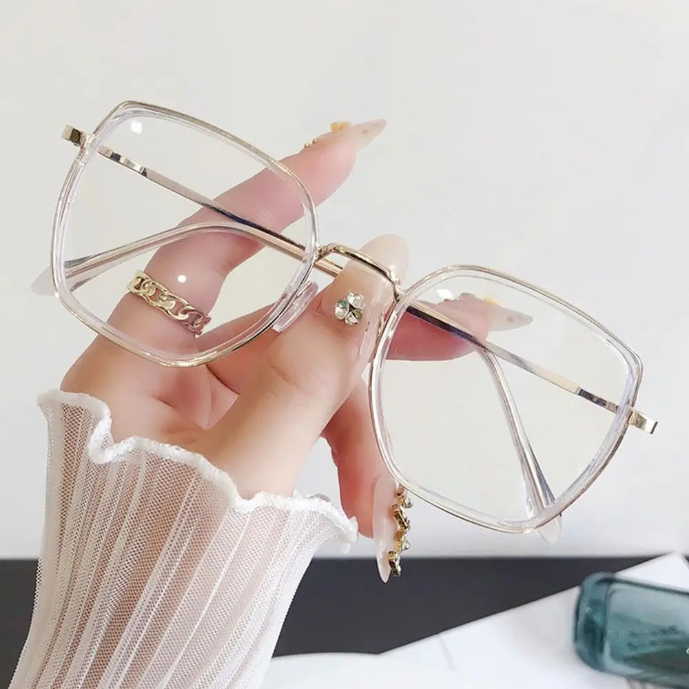 Blue Ray Blocking Anti-Blue Light Glasses Eye Protection PC Square Eyeglasses Ultralight Optical Spectacle Eyeglass Office