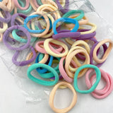 20/50/100pcs Four seasons Elastic Hair Bands Girls 4CM Sweets Scrunchie Rubber Band Hair Ties Clips Headband Hair Accessories