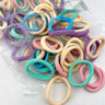 20/50/100pcs Four seasons Elastic Hair Bands Girls 4CM Sweets Scrunchie Rubber Band Hair Ties Clips Headband Hair Accessories