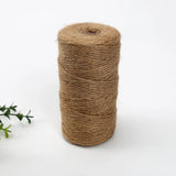 30-100m Hemp Cords String Twine Jute Rope Twisted Hessian Ribbon Wedding Birthday Christmas Party Gift Wrap Ribbons DIY Supplies