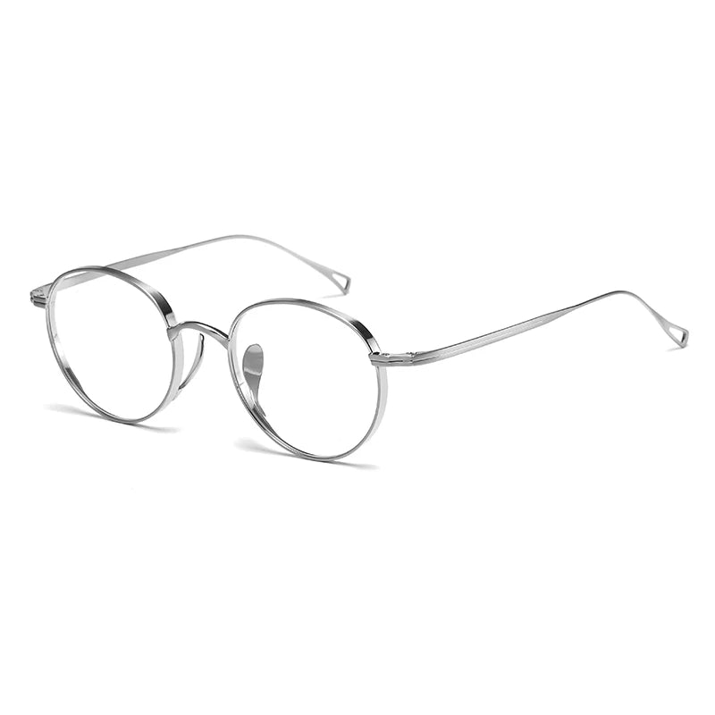 2015 Round Eyeglass Titanium Retro Square Glasses Frames Men Women Eyeglasses Frames Eyewear Business Korean Spectacles Frame