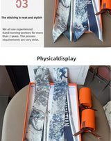 Women's Daily Wear Headbands Bags Handles Silk Scarves Simulated Silk Streamers French Versatile Headbands Scarves Gifts