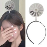 Funny Brain Loading Rotatable Headband Hairpin Downtime Hairpin Creative Moving Hair Clip Hair Accessory
