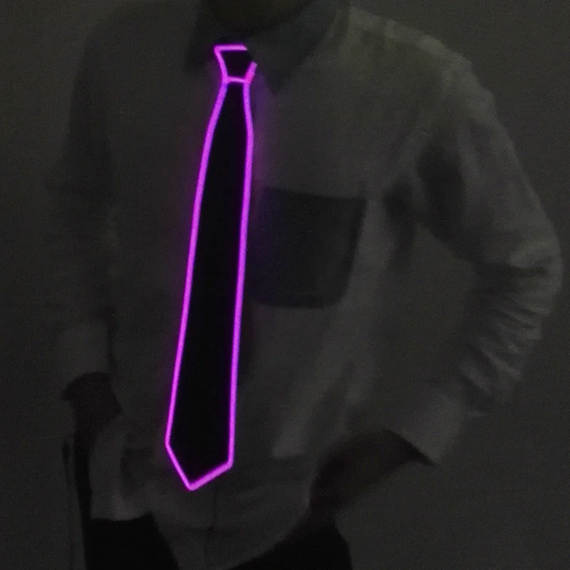 LED Acrylic Bow Tie Light up LED Men Bow Tie Luminous Bow tie Costume Men Ties DJ Dance Glow Decoration Novelty Gift LED Cravat