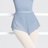 Women Ballet Skirts Dance Short Skirts High Slit Skirt Ballerina Adult Teen Ballet Dancing Dress Soft Mesh Elastic Dance Skirt