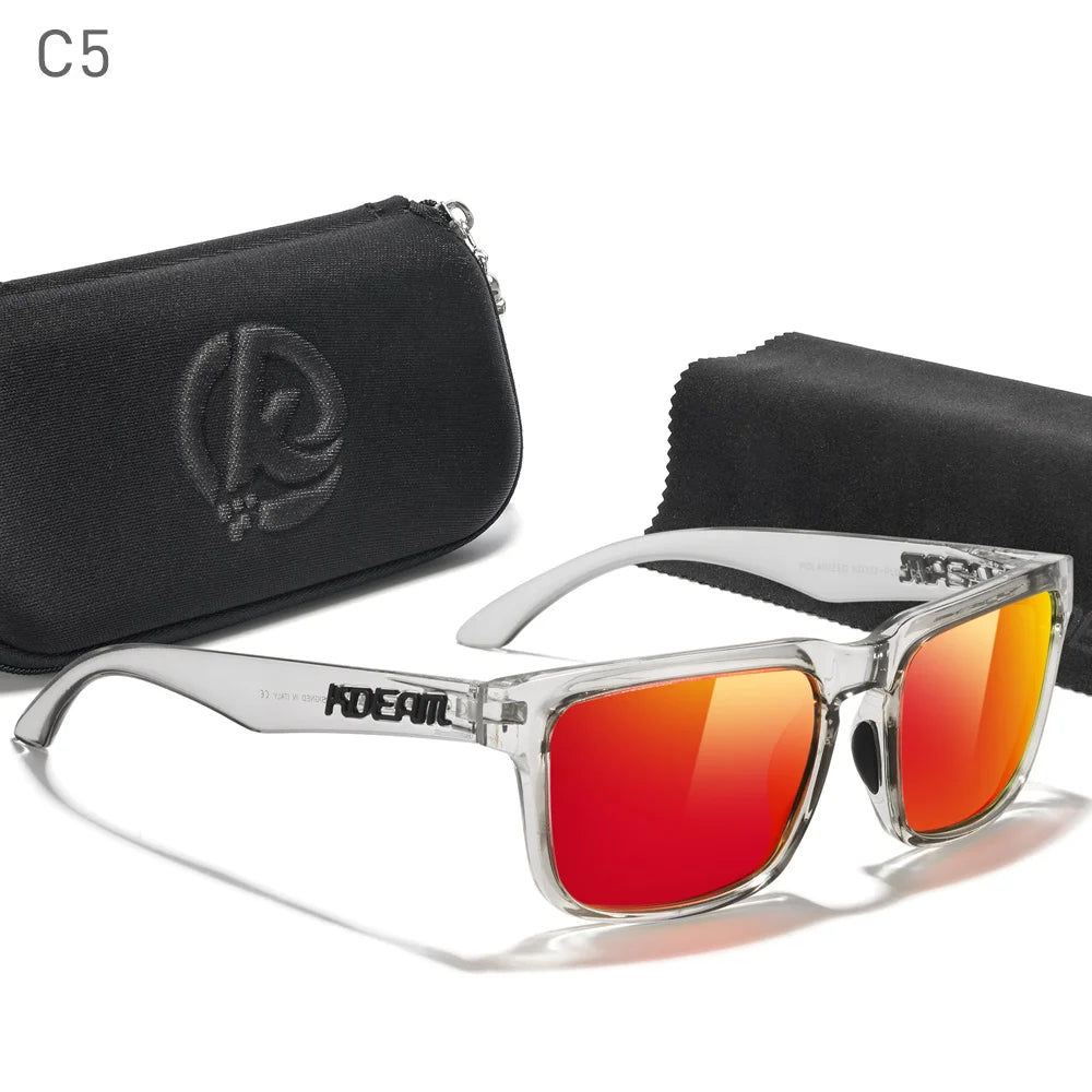 KDEAM Oversized Sunglasses Polarized Photochromic Lenses Night Vision Goggles Designed For Both Men And Women Large Glasses