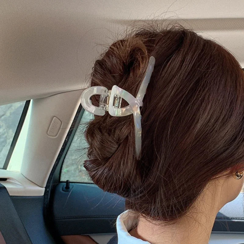 Bilandi Trendy Jewelry Acetate Hair Clip For Women Girl Head Hairpin Resin Hair Claw Headdress Female Hair Accessories