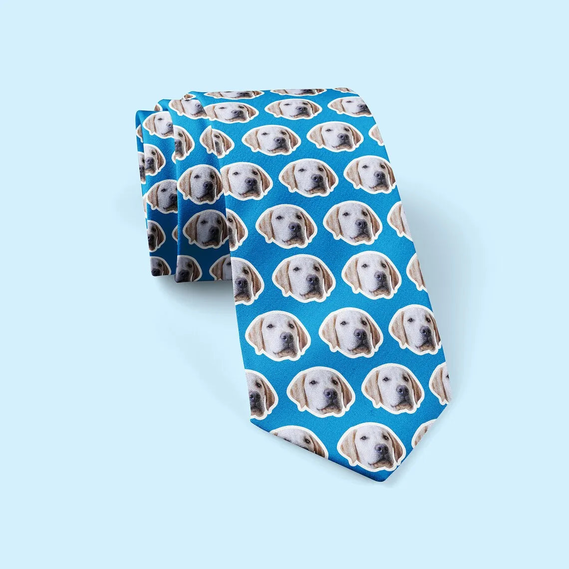 Customized Face Tie Your Picture Pet Child Personalized Funny Necktie Party Wedding Dinner Shirt Suit Accessories Gift Cosplay