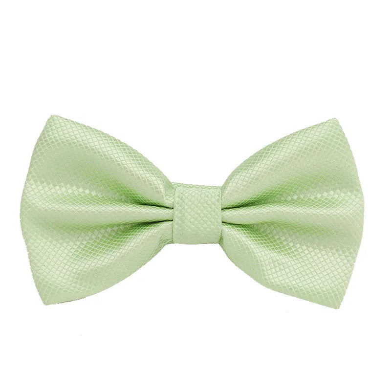 HUISHI Bowtie Mens Tie Solid Check Fashion Bowties Banquet Wedding Black Gold Red Green Pink Blue White Classic Bow Ties For Men