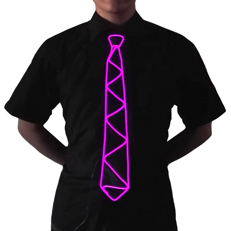 LED Acrylic Bow Tie Light up LED Men Bow Tie Luminous Bow tie Costume Men Ties DJ Dance Glow Decoration Novelty Gift LED Cravat