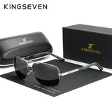 KINGSEVEN Classical Men’s Sunglasses High Quality Aluminum HD Mirror Lens Functional Glasses Women Driving Accessory Eyewear