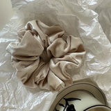 Newest Winter Woman Large Velvet Scrunchies Elastics Hair Band Solid Color Hair Ties Ladies Ponytail Holder Hair Accessories