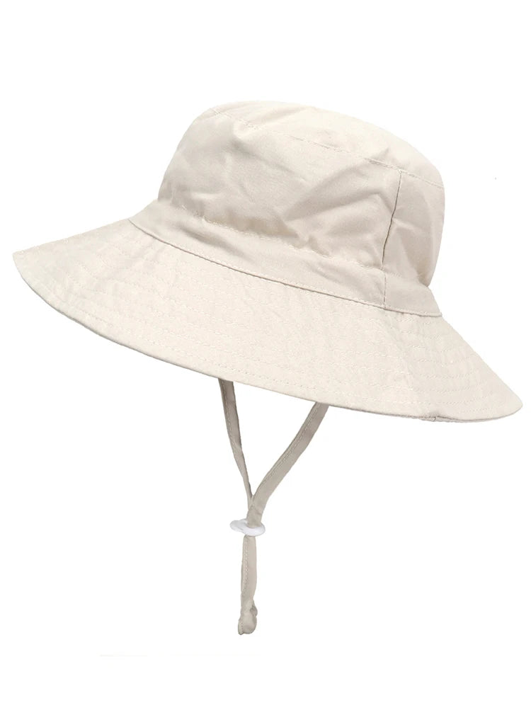 Chapeau de protection solaire en polyester pour enfants, tendance et tendance, idéal pour les sorties en plein air