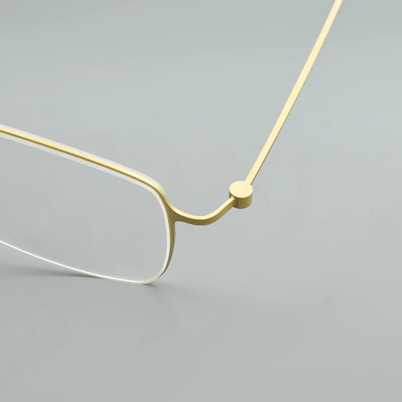 pure Titanium Glasses Frame for Men women 5508 Vintage square Myopia Prescription Eyeglasses Frames 2024 Optical Korean Eyewear