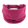 Headwrap Solid Color Knot Wide Headbands for Women Soft Cotton Sports Elastic Hair Bands Accessories Yoga Bandana Bandage