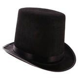 Felt Top Hat Magician Costume Cosplay Halloween Props Party Supplies Steampunk Circus Ringmaste Role for Play Men Women