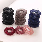 10Pcs/Lot Elastic Hair Bands Women Small Transparent Hair Ties Gum for Women Ponytail Holder Hairs Ropes Girl Hair Accessories