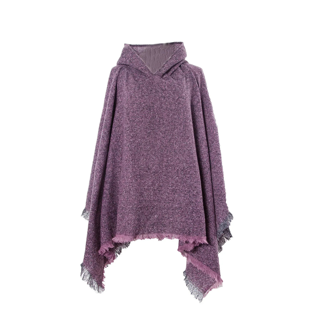 Fashion Autumn/Winter Knitted Hooded Cape Solid Colour Pullover Cape Warm Scarf Top Women Fashion Blouse 2023 T Shirt For Women