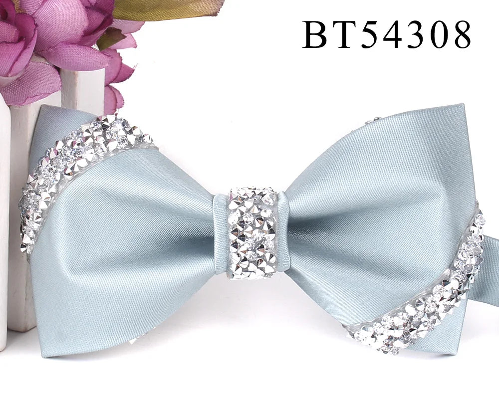Wedding Bow ties For Groom Fashion Casual Bow tie For Men Women Party Bow knot Adult Bow Ties Cravats Groomsmen Solid Bowties