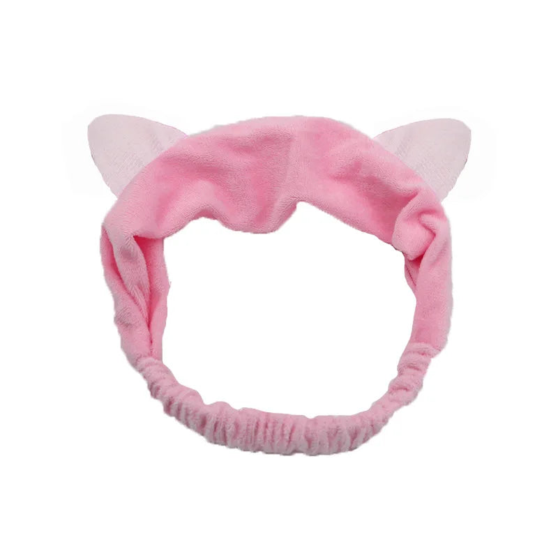 Headband For Washing Wash Face Rabbit makeup Hairbands Girls Elastic Holder Hair Strap Bands Ears Turban Hair Accessories