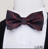 Fashion Brand Brand Silk Bow Tie Dark Blue Man Dot Wedding Accessories lover's day Fit Formal Party