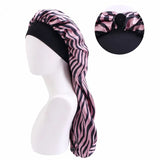Unisex Elastic Bonnet Long Hair Sock Dreadlock Braids Cap Sleep Hats Head Wrap Turban Night Cap Hair Care Nightcap for Women Men
