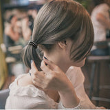 High Elasticity Telephone Coil Hairbands Women Spiral Hair Ties Girl Hair Ring Rope Solid Color Hair Accessories Ponytail Holder