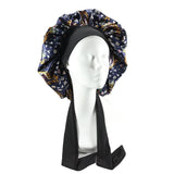 Women Big Size  Satin Cap for Sleeping Hat Night Sleep Cap Hair Care Silk Bonet Stain Hair Cap for Women Curly Springy Hair