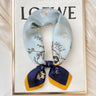 Luxury Polka Dot Silk Square Scarf Women Hijab Hair Bands Neckerchief Female Satin Shawl Ribbon Headband Fashion Wraps Bandana
