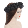 Fashion Candy Color Braids Twist Headbands for Women African Headwear Elastic Hair Bands Ladies Turban Female Bandage Headwrap