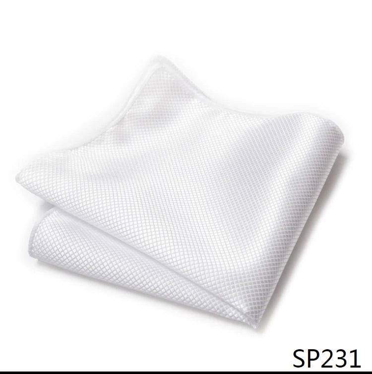 Vangise Brand Newest style  Silk Hanky Man Floral Gray Fit Business lover's day Pocket Square Handkerchiefs