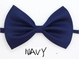 Black Neck Tiebow for Boys Girls Toddler Adjustable Solid Bow Tie Party  Wedding Children's Accessories Not Afraid of Creases