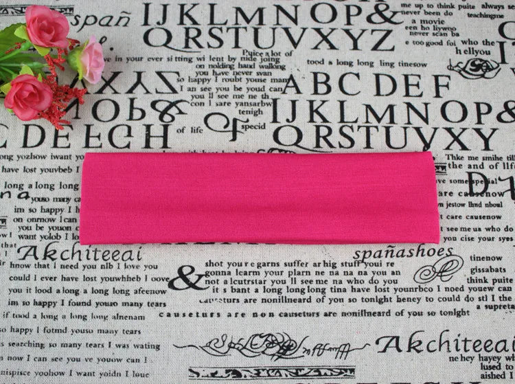 Fashion Sports Headbands for Women Solid Elastic Hair Bands Running Fitness Yoga Hair Bands Stretch Makeup Hair Accessories Hot