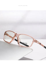 Ultra Light Blue Light Blocking Myopia Glasses Fashion Outdoor Color Changing Sports Near Sight Eyewear Photochromic Eyeglasses