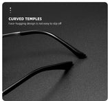 Pure Titanium Eyeglass frames Men Ultralight Square Men's Glasses Frames Business Decorative Eyewear Titanium Fake Eyepieces Men